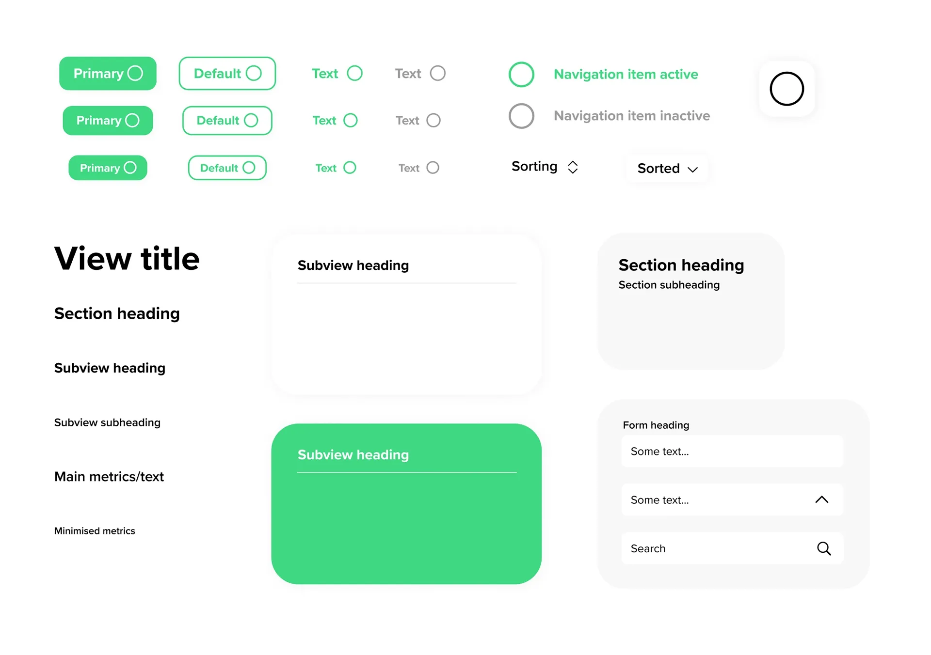 Effix Envirotech dashboard design system